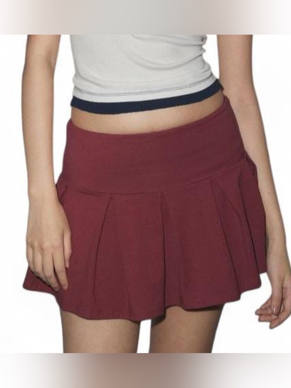 Urban Outfitters Out From Under Prep School Pleated Micro Mini Skort